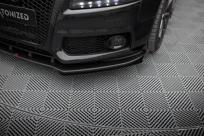 Maxton Design Front-Flaps für Audi S5 / A5 S line 8T – Schwarz matt