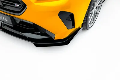 Maxton Design Front-Flaps für BMW 1er M-Paket F70 / BMW M135i F70 / BMW 2er M-Paket / M235i Gran Coupé F74 – Schwarz matt