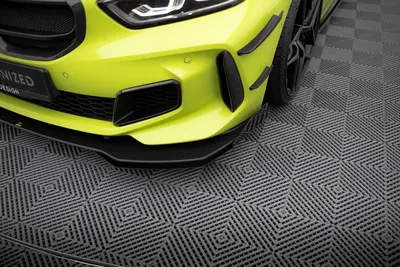 Maxton Design Front-Flaps für BMW 1er M-Paket / M135i / 128ti F40 – Schwarz matt