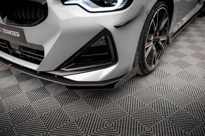 Maxton Design Front-Flaps für BMW 2er Coupé M-Paket / M240i G42 – Schwarz matt