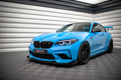 Maxton Design Front-Flaps für BMW M2 Competition F87 – Schwarz matt