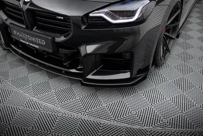 Maxton Design Front-Flaps für BMW M2 G87 – Schwarz matt