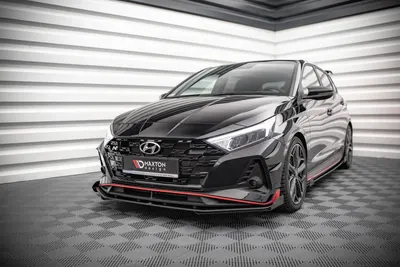 Maxton Design Front-Flaps für Hyundai i20 N Mk3 – Schwarz matt