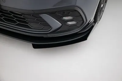 Maxton Design Front-Flaps für VW Polo GTI Mk6 Facelift – Schwarz matt