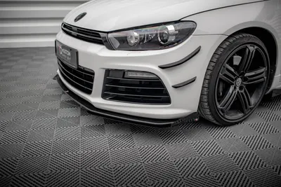 Maxton Design Front-Flaps für VW Scirocco R Mk3 – Schwarz matt