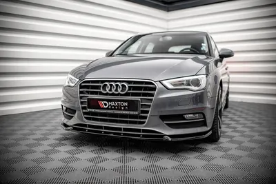 Maxton Design Frontsplitter für Audi A3 Sportback 8V – Schwarz glänzend