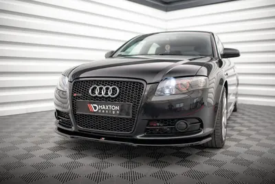 Maxton Design Frontsplitter für Audi A4 S line B7 – Schwarz glänzend
