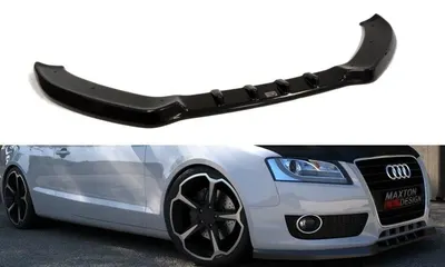 Maxton Design Frontsplitter für Audi A5 8T – Schwarz glänzend
