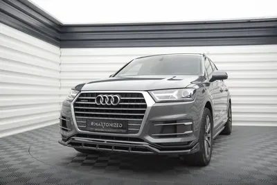 Maxton Design Frontsplitter für Audi Q7 Mk2 – Schwarz glänzend