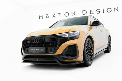 Maxton Design Frontsplitter für Audi Q8 Mk1 Facelift – Schwarz glänzend