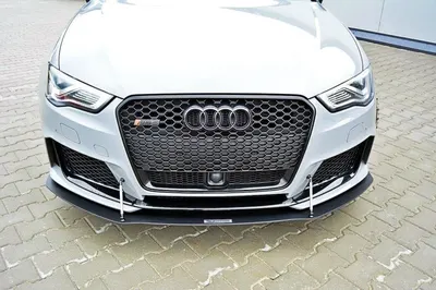 Maxton Design Frontsplitter für Audi RS3 8V Sportback – Schwarz matt