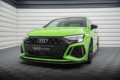 Maxton Design Frontsplitter für Audi RS3 Limousine / Sportback 8Y – Sichtcarbon (Prepreg)