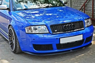 Maxton Design Frontsplitter für Audi RS6 C5 – Schwarz glänzend
