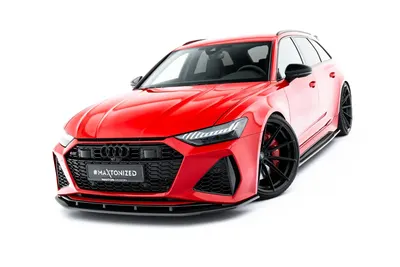 Maxton Design Frontsplitter für Audi RS6 C8 / C8 Facelift – Sichtcarbon (Prepreg)