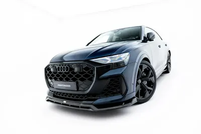 Maxton Design Frontsplitter für Audi RSQ8 Mk1 Facelift – Sichtcarbon (Prepreg)