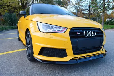 Maxton Design Frontsplitter für Audi S1 8X – Schwarz glänzend