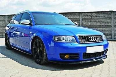Maxton Design Frontsplitter für Audi S4 B6 – Schwarz glänzend
