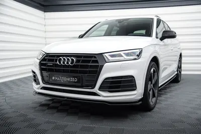 Maxton Design Frontsplitter für Audi SQ5/Q5 S line Mk2 – Schwarz glänzend