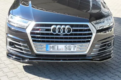 Maxton Design Frontsplitter für Audi SQ7 / Q7 S line Mk2 – Schwarz glänzend