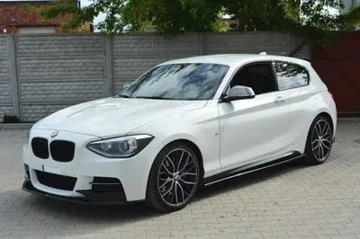 Maxton Design Frontsplitter für BMW 1er F20 M-Power – Schwarz glänzend