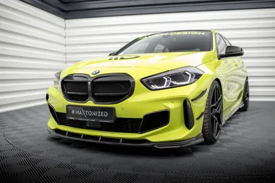 Maxton Design Frontsplitter für BMW 1er M-Paket / M135i / 128ti F40 – Sichtcarbon (Prepreg)