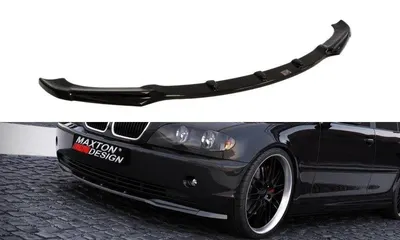 Maxton Design Frontsplitter für BMW 3er E46 Saloon Facelift Model – Schwarz glänzend