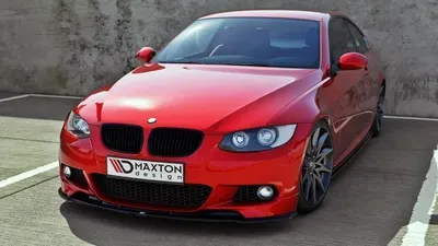 Maxton Design Frontsplitter für BMW 3er E92 M-Paket (Vor Facelift Passend Für M Performance-Splitter) – Schwarz glänzend