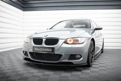 Maxton Design Frontsplitter für BMW 3er M-Paket E92 – Schwarz glänzend