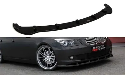 Maxton Design Frontsplitter für BMW 5er E60 / E61 (Nach Facelift) – Schwarz glänzend
