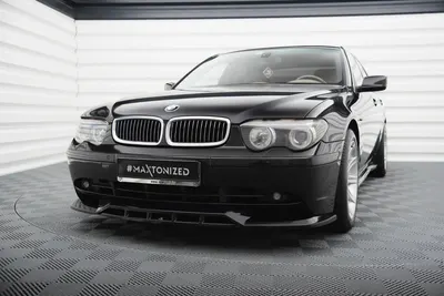 Maxton Design Frontsplitter für BMW 7er E65 – Schwarz glänzend