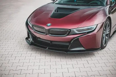Maxton Design Frontsplitter für BMW i8 – Schwarz glänzend