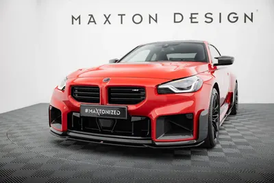 Maxton Design Frontsplitter für BMW M2 M-Performance G87 – Schwarz glänzend