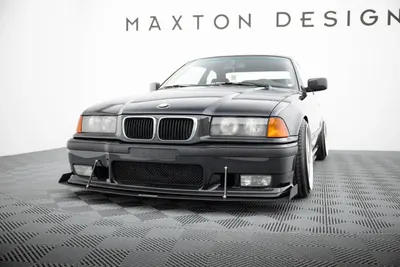 Maxton Design Frontsplitter für BMW M3 / 3 M-Paket E36 Coupé – Schwarz matt