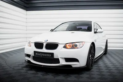Maxton Design Frontsplitter für BMW M3 E92 / E93 – Schwarz glänzend