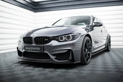Maxton Design Frontsplitter für BMW M3 F80 – Schwarz glänzend