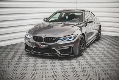 Maxton Design Frontsplitter für BMW M4 F82 – Schwarz glänzend
