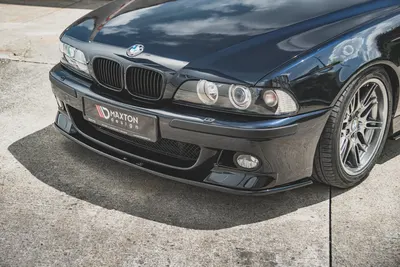 Maxton Design Frontsplitter für BMW M5 / 5 M-Paket E39 – Schwarz glänzend