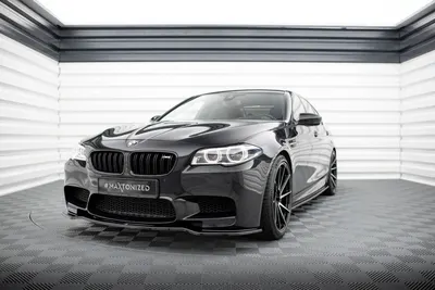 Maxton Design Frontsplitter für BMW M5 F10/ – Schwarz glänzend