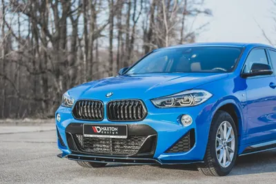 Maxton Design Frontsplitter für BMW X2 F39 M-Paket – Schwarz glänzend