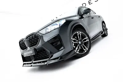 Maxton Design Frontsplitter für BMW X2 M-Paket / iX2 U10 – Schwarz glänzend