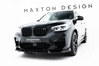 Maxton Design Frontsplitter für BMW X3 M F97 – Schwarz glänzend