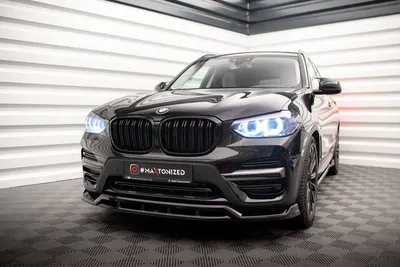 Maxton Design Frontsplitter für BMW X3 x-Line G01 – Schwarz glänzend