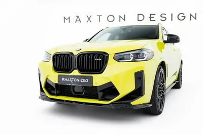 Maxton Design Frontsplitter für BMW X4M F98 Facelift – Schwarz glänzend