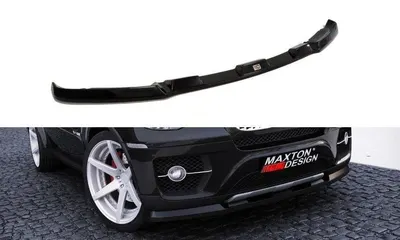 Maxton Design Frontsplitter für BMW X6 E71 – Schwarz glänzend
