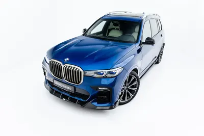 Maxton Design Frontsplitter für BMW X7 M-Paket G07 – Sichtcarbon (Prepreg)