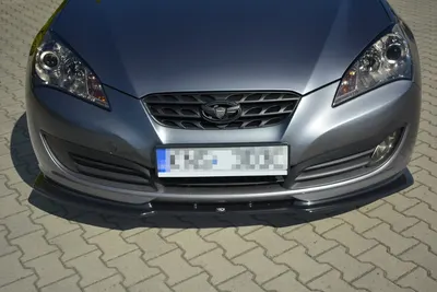 Maxton Design Frontsplitter für Hyundai Genesis Coupé Mk1 – Schwarz glänzend