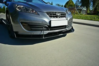 Maxton Design Frontsplitter für Hyundai Genesis Coupé Mk1 – Schwarz matt