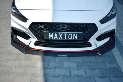 Maxton Design Frontsplitter für Hyundai i30 Mk3 N – Schwarz matt