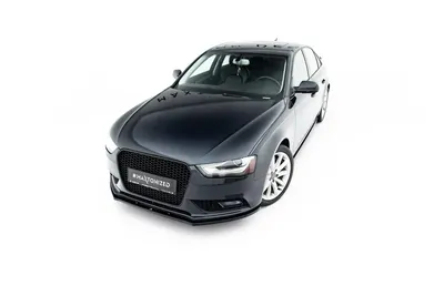 Maxton Design Frontsplitter V.1 für Audi A4 Avant B8 Facelift – Schwarz glänzend