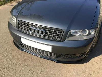 Maxton Design Frontsplitter V.1 für Audi A4 S line B6 – Schwarz glänzend